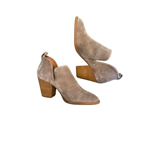 Jeffrey Campbell Rosalee Women's Brown Suede Ankle Booties Size 8.5 - Picture 4 of 8